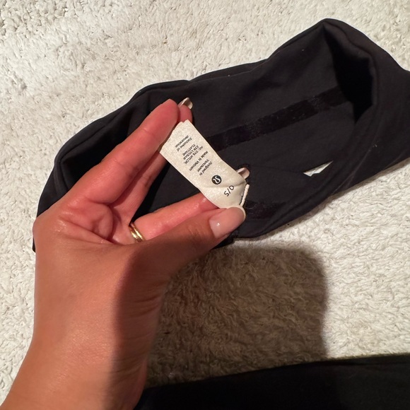 Lululemon Athletica Black Fitness Headband - Picture 2 of 5